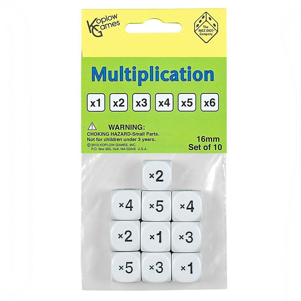 Image of Koplow Games Dice Set, Multiplication, 40 Pack (KOP18204)