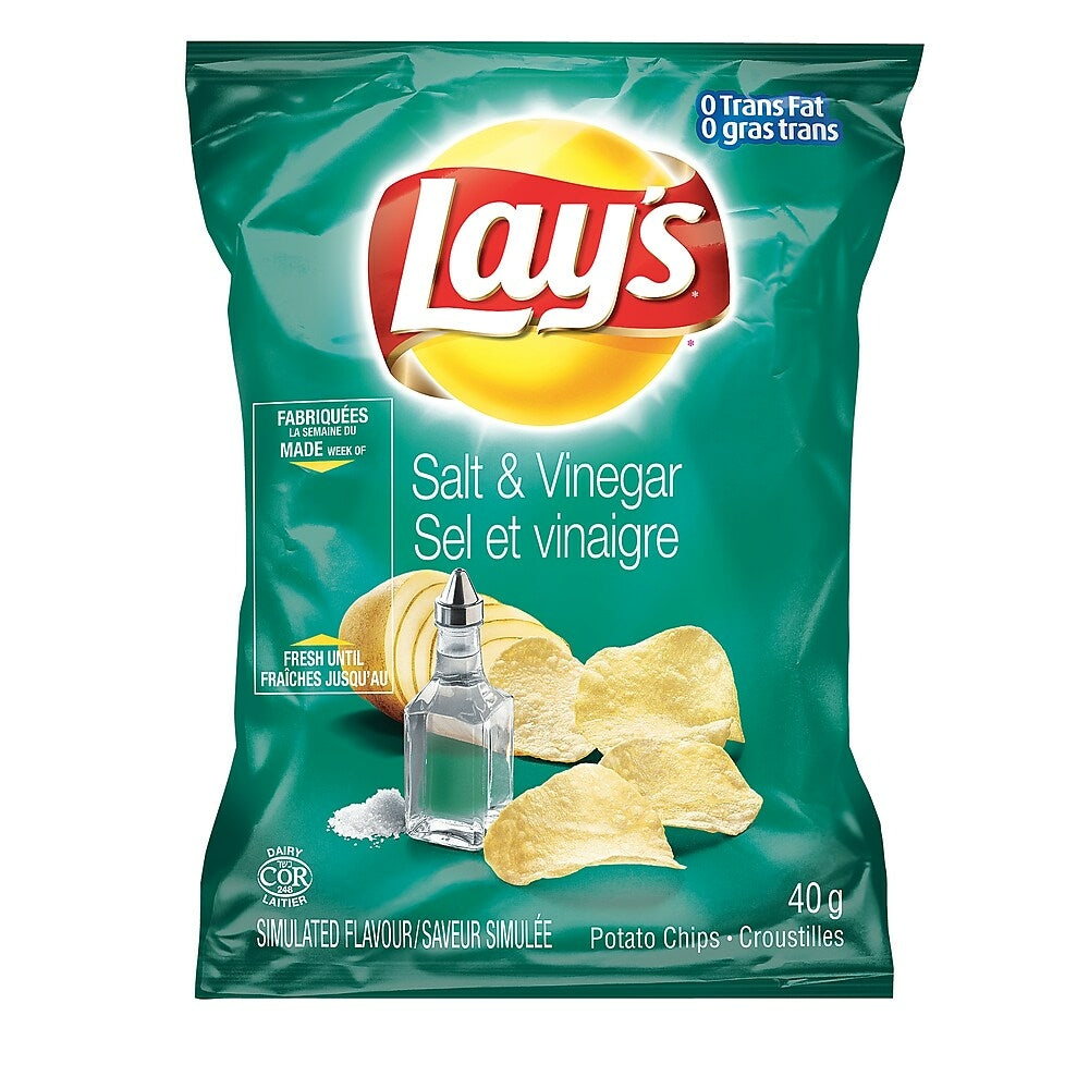 Image of Lay's Salt & Vinegar 40g - 40 Pack