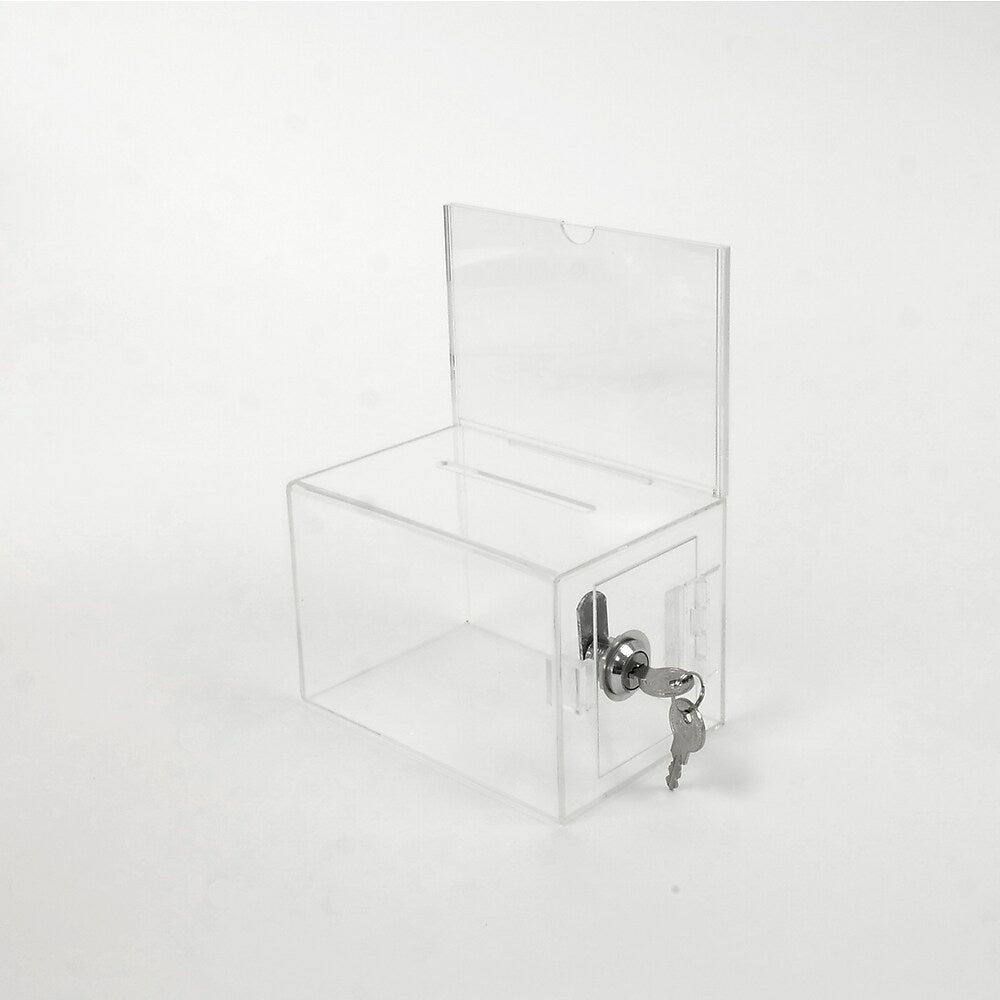 Image of Wamaco Acrylic Boxes with Sign Holders (37-1026)