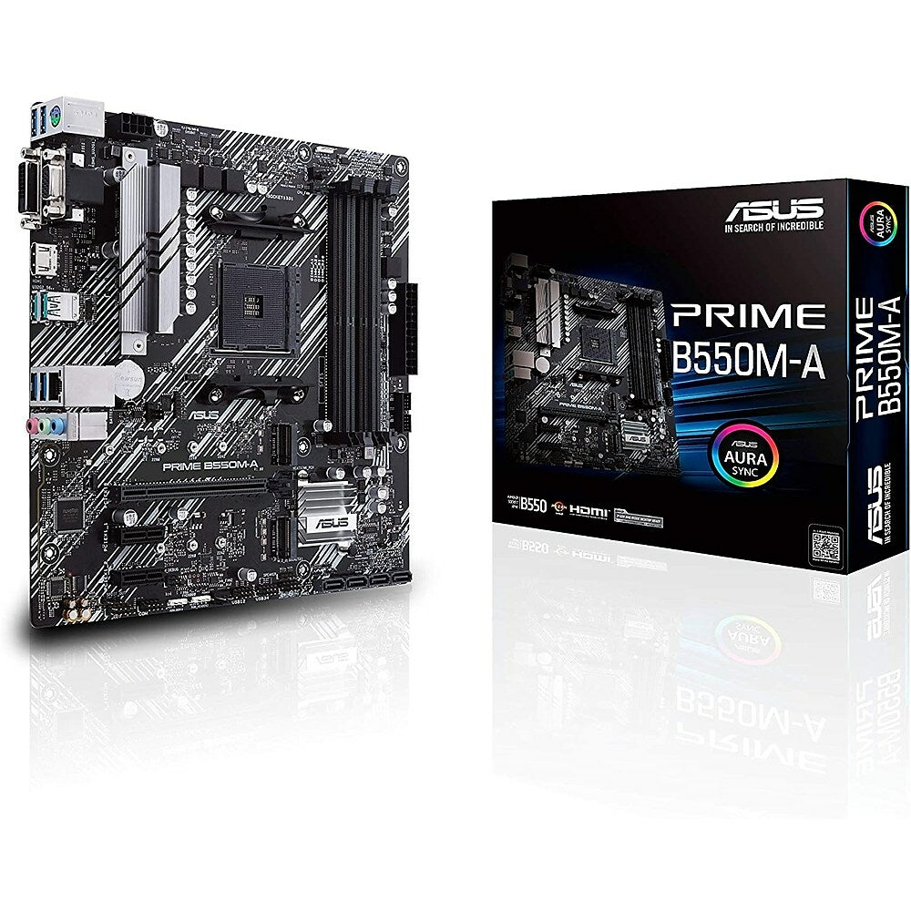 Image of ASUS Prime B550M-A/CSM AMD B550 (Ryzen AM4) Micro ATX Motherboard