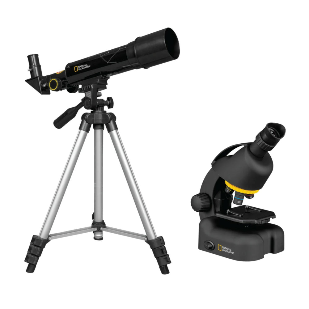 Image of National Geographic 50 mm Telescope and 640x Microscope Set with Hard Case