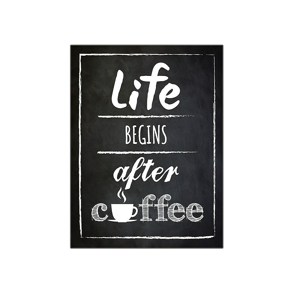 Image of Sign-A-Tology Life & Coffee Vintage Wooden Sign - 12" x 16"