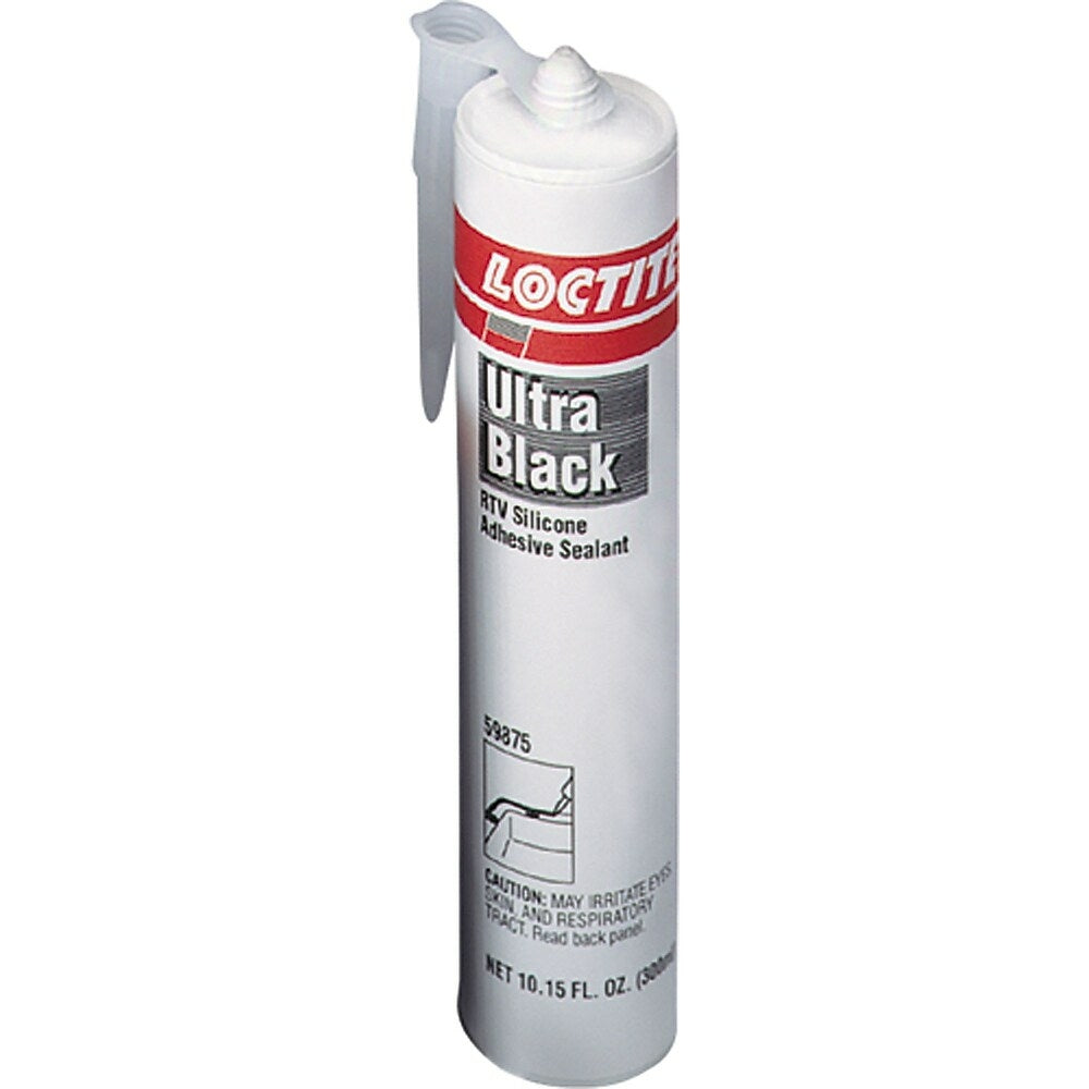 Image of Loctite 598 High Performance Rtv Silicone Gasket Maker, Cartridge, 300 Ml, Black - 3 Pack