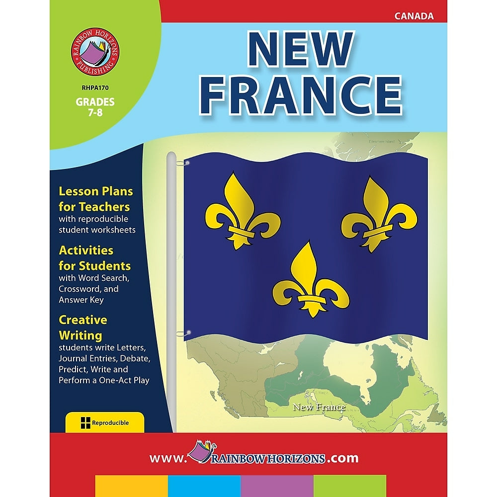 Image of eBook: New France (PDF version - 1-User Download) - ISBN 978-1-55319-195-7 - Grade 7 - 8
