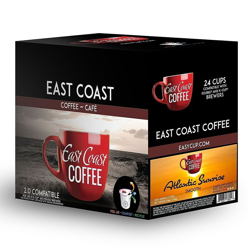 Image of East Coast Coffee Samuel D's Adventurous Intense K-Cup Pods - 24 Pack