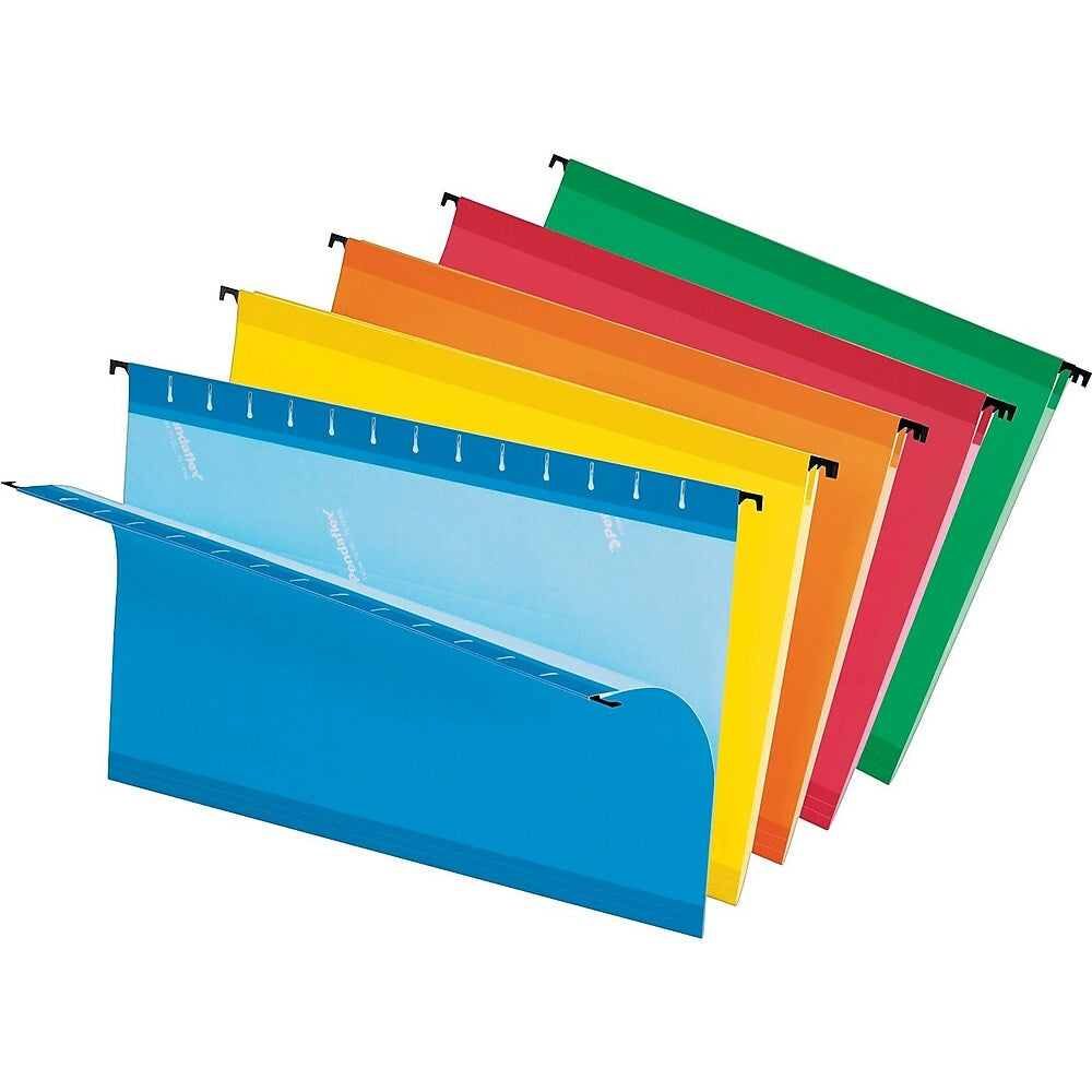 Image of Pendaflex SureHook Assorted Hanging File Folders - Legal Size - 20 Pack