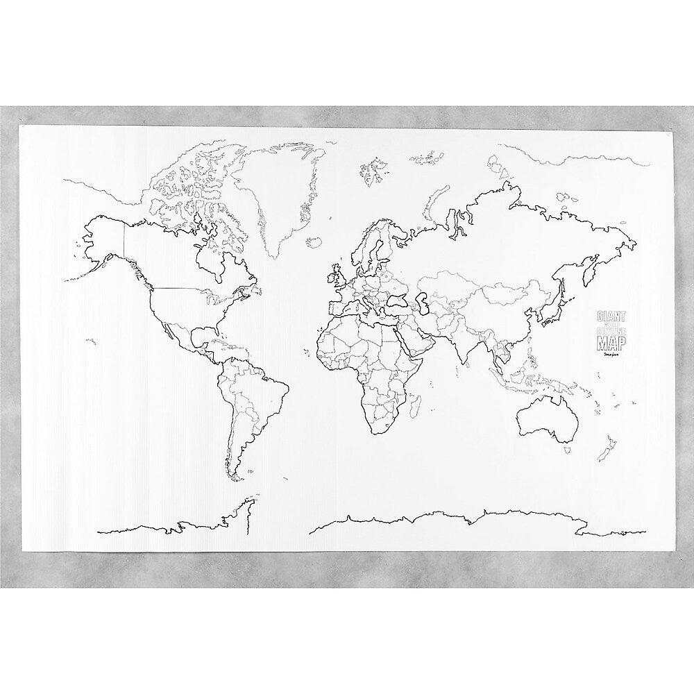 Image of Pacon Corporation Learning Walls World Map (PAC78770)