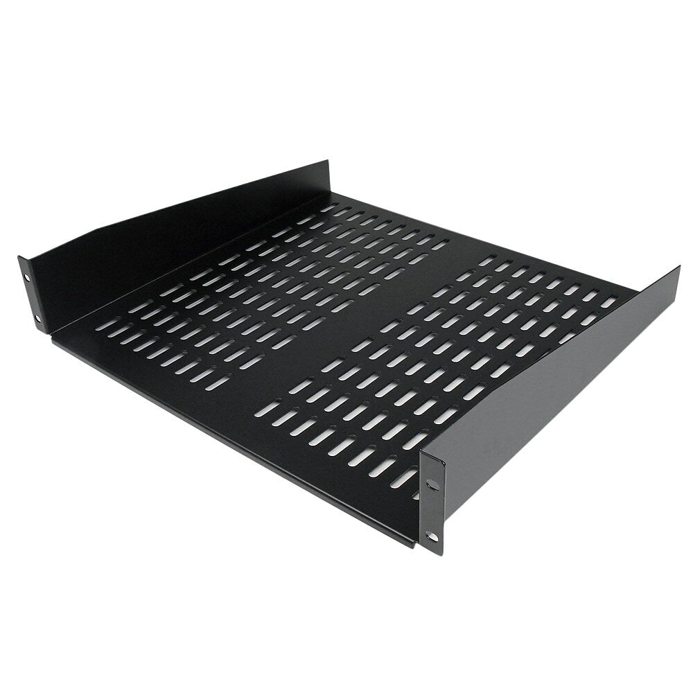 Image of Startech 16" Universal Fixed Vented Rack Mount Cantilever Shelf