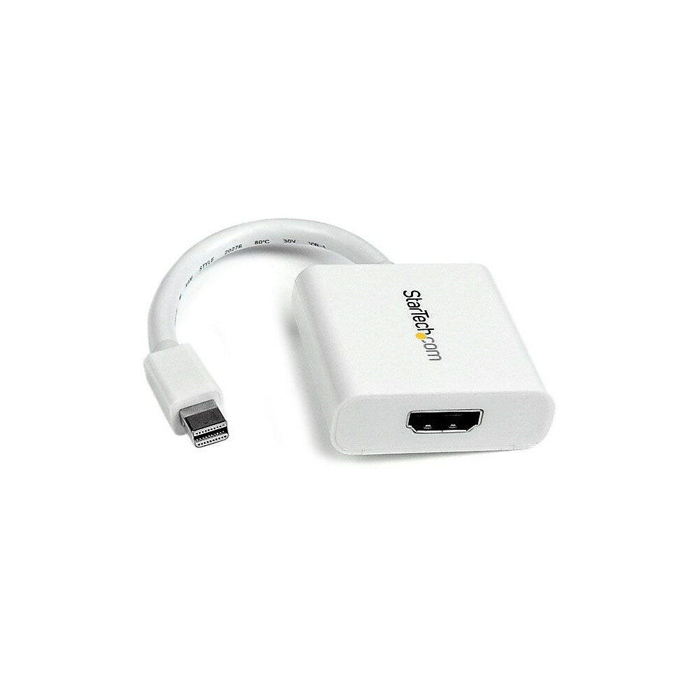 Image of StarTech Mini DisplayPort to HDMI Video Adapter Converter, White