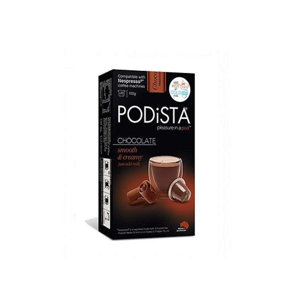 Image of PODiSTA Chocolate Smooth & Creamy Nespresso Original Line Capsules - 60 Pack