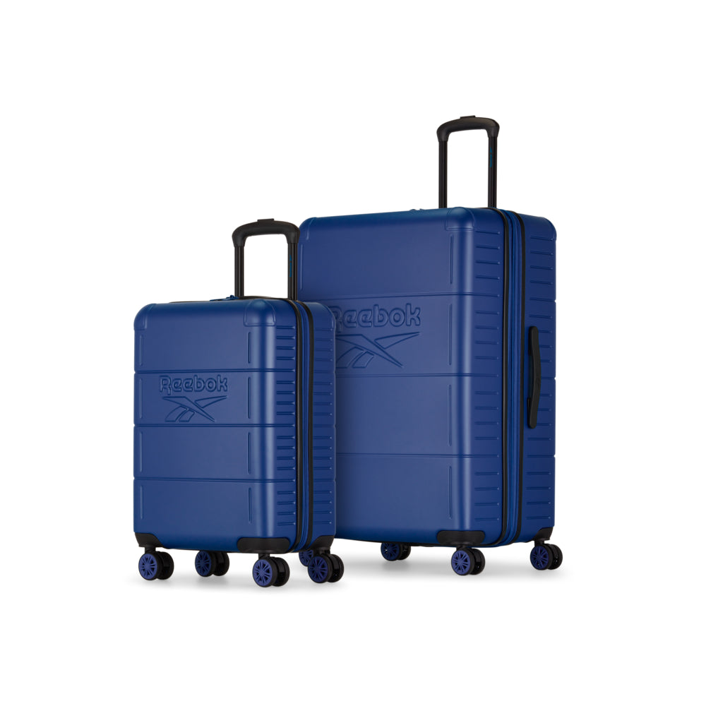 Image of Reebok Swish 2-Piece Hardside Luggage Set - ABS - Blue