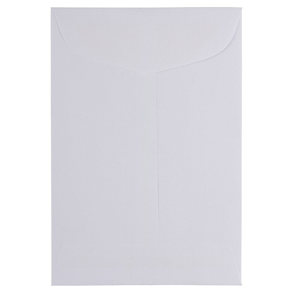 Image of JAM Paper 1 Scarf Open End Policy Envelopes, 4.63 x 6.75, White, 200 Pack (1623988g)