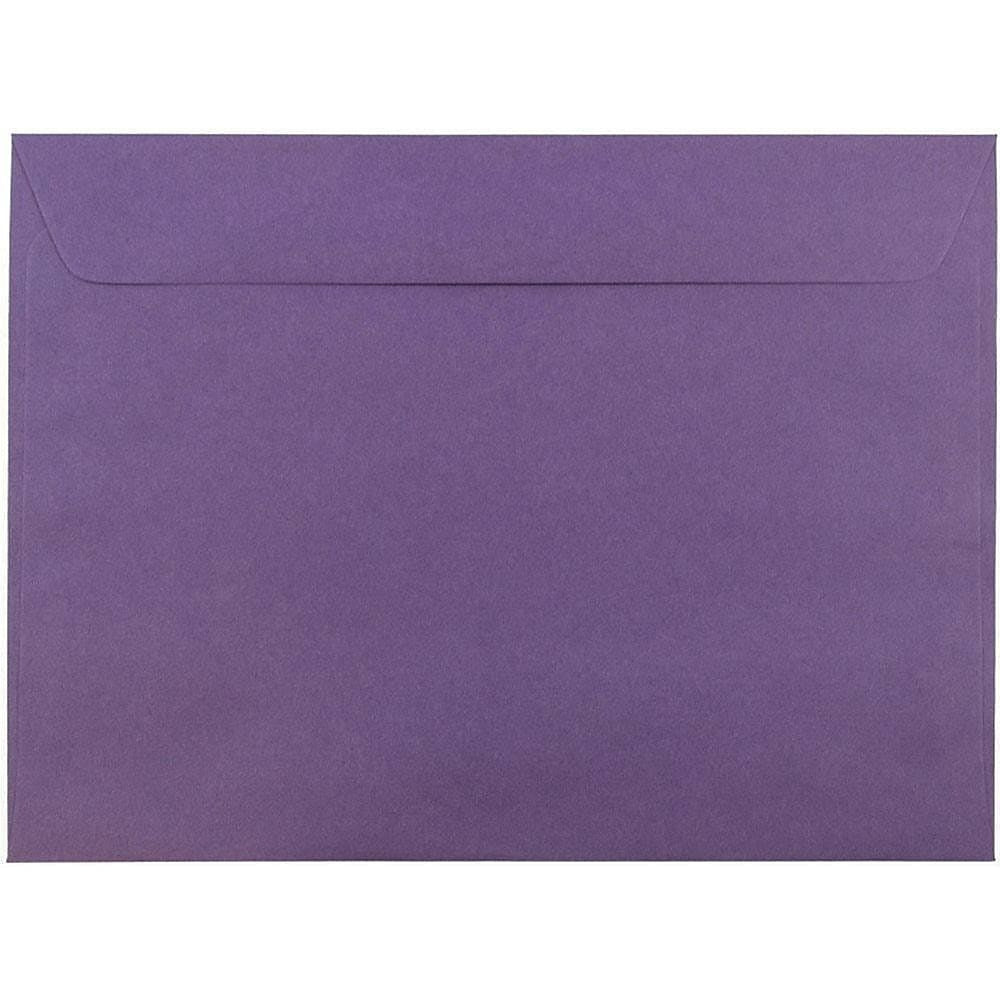 Image of JAM Paper 9 x 12 Booklet Envelopes, Dark Purple, 1000 Pack (572312532B)