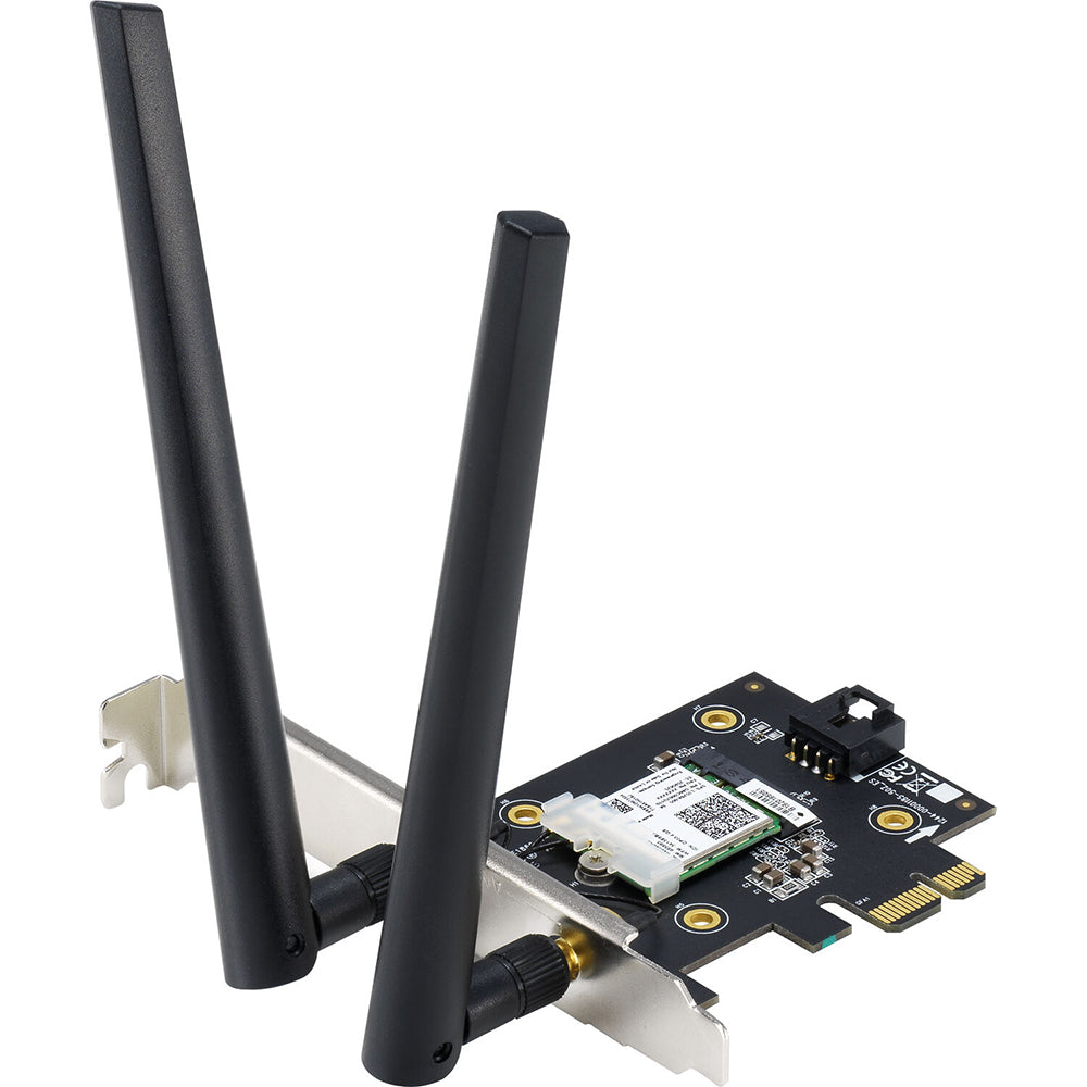 Image of ASUS Dual Band PCI-E Adapter - WiFi 6 - 2 external antennas - PCE-AX3000