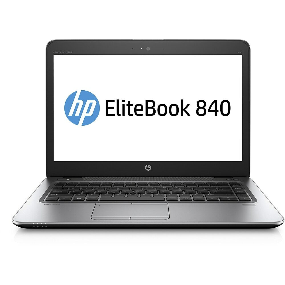 Image of HP Refurbished EliteBook 840 G3 KIT-HP-78879 14" Notebook, 3.0 GHz Intel Core i5-6300U, 256 GB SSD, 8 GB DDR4, Windows 10 Pro, Grey