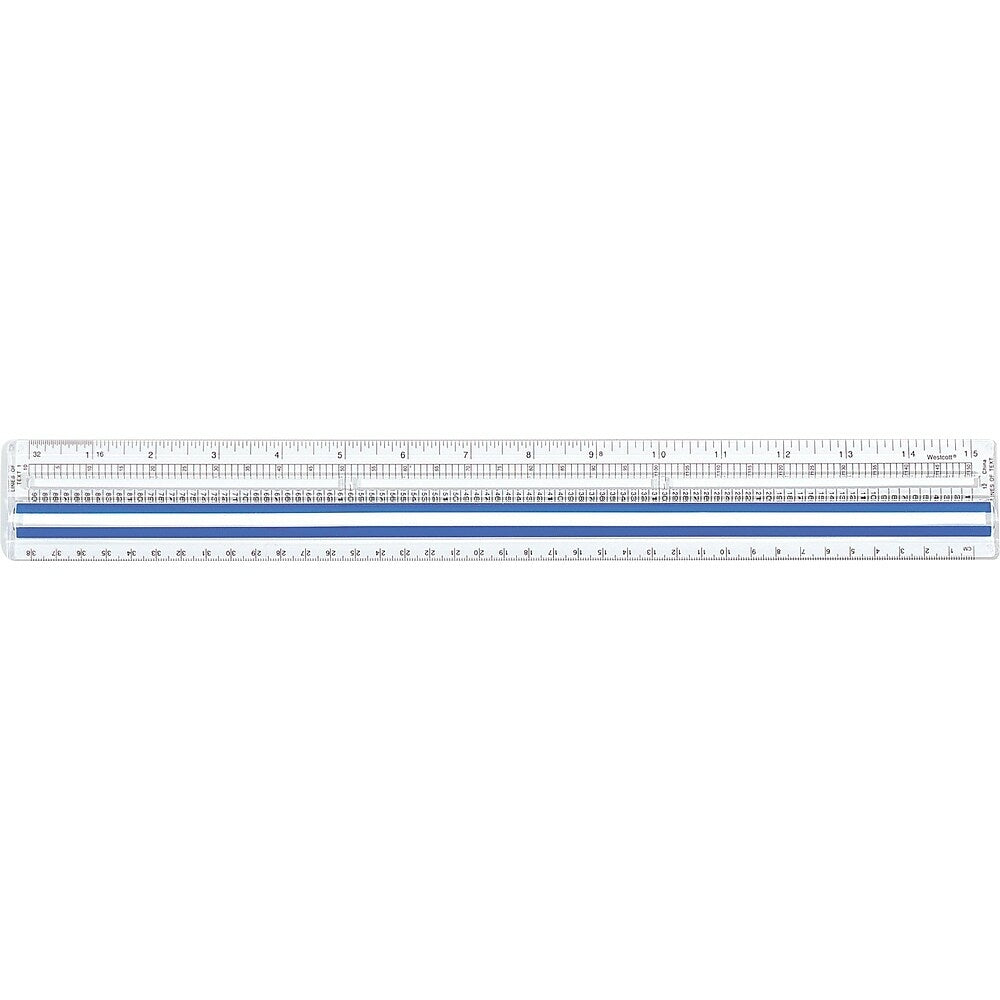 Image of Westcott 38cm/15" Magnifying Ruler