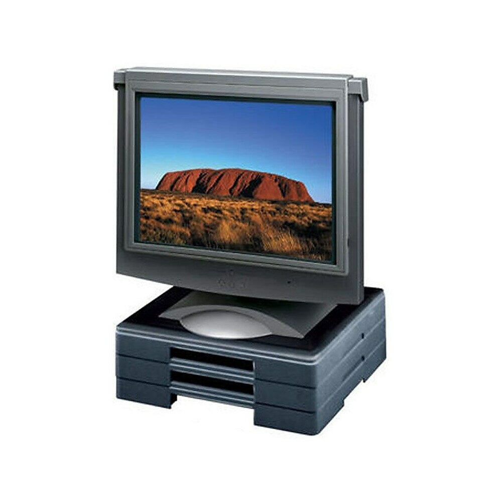 Image of DAC MP-106 Single Block Stackable Monitor Riser Block, Black