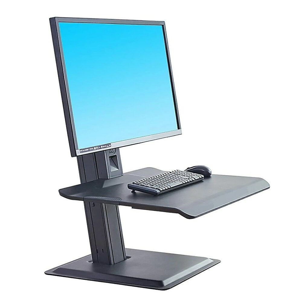 Image of North Bayou 22"-32" Desktop Sit-Stand Workstation - ST15, Black