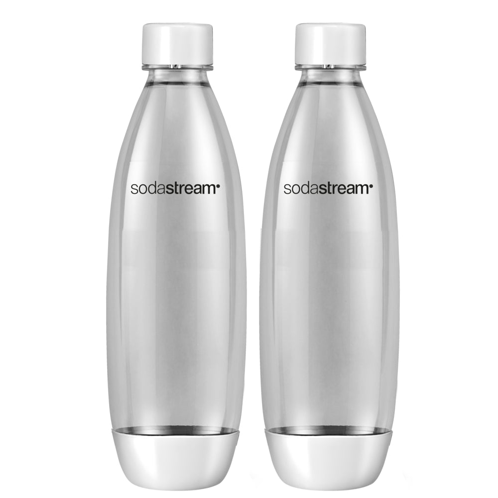 Image of SodaStream Fuse Bottles - 1 L - White - Twin Pack