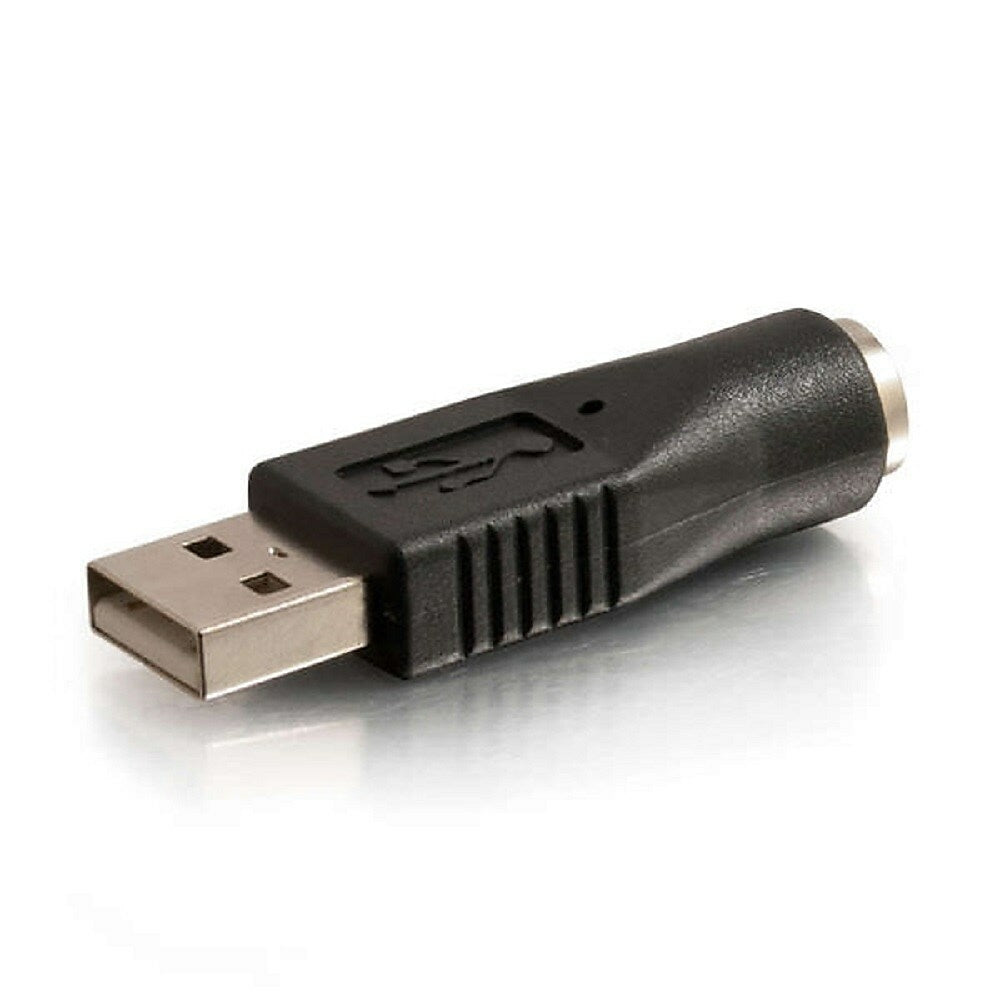 Image of C2G USB Male to PS/2 Female Adapter, Black