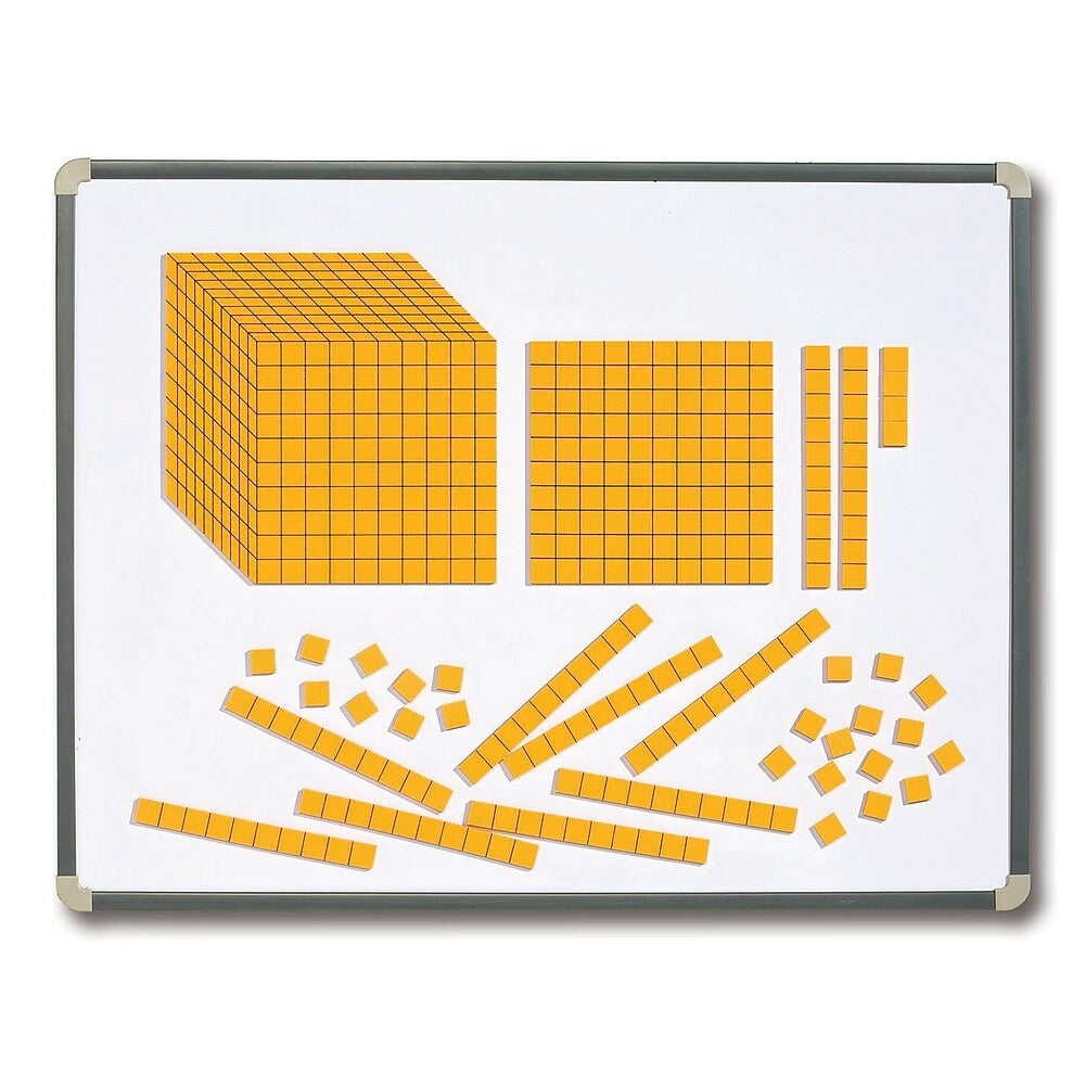 Image of Learning Advantage Magnetic Foam Base Ten Blocks, Grade 1 - 6, 121 Pack (CTU7423)