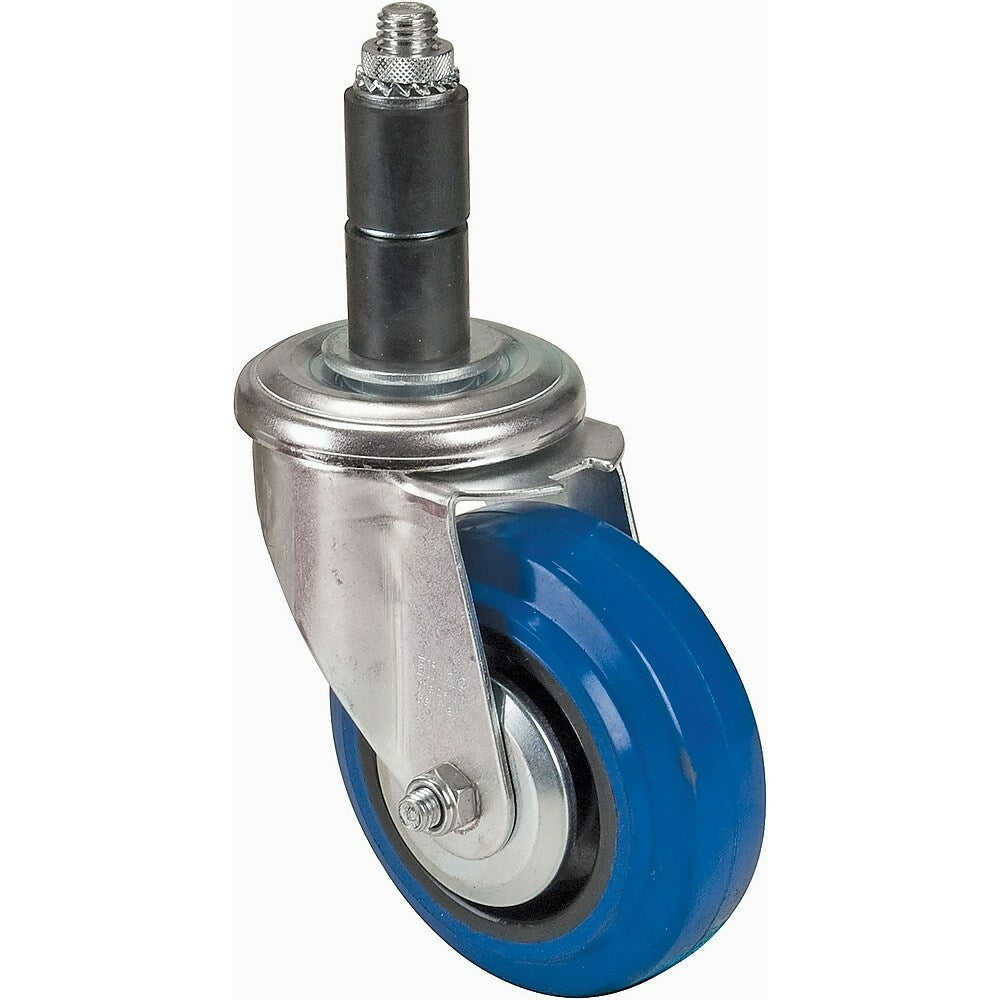 Image of Kleton Rubber Stem Caster, Blue