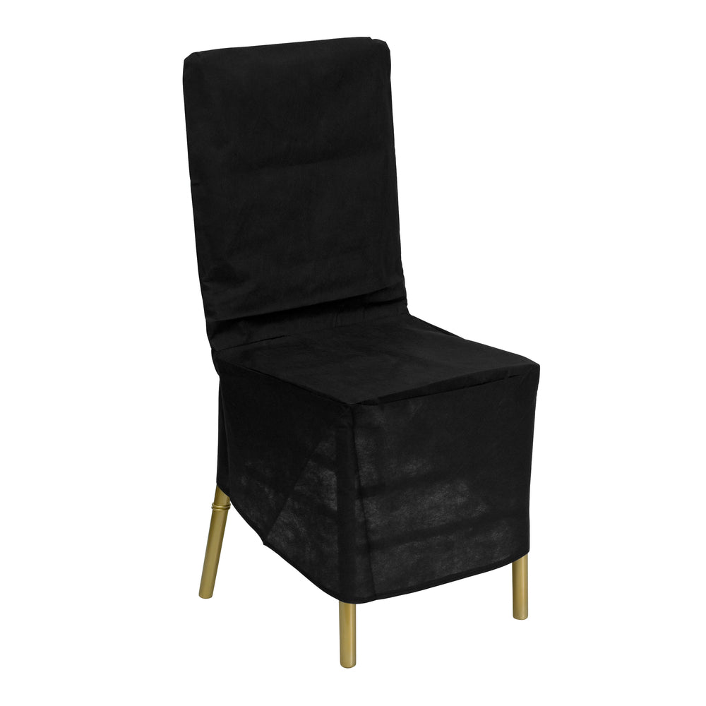 Image of Flash Furniture Black Fabric Chiavari Chair Storage Cover