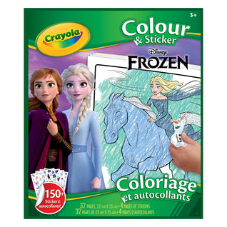 Crayola Frozen Color & Sticker Activity Book - Shop Books
