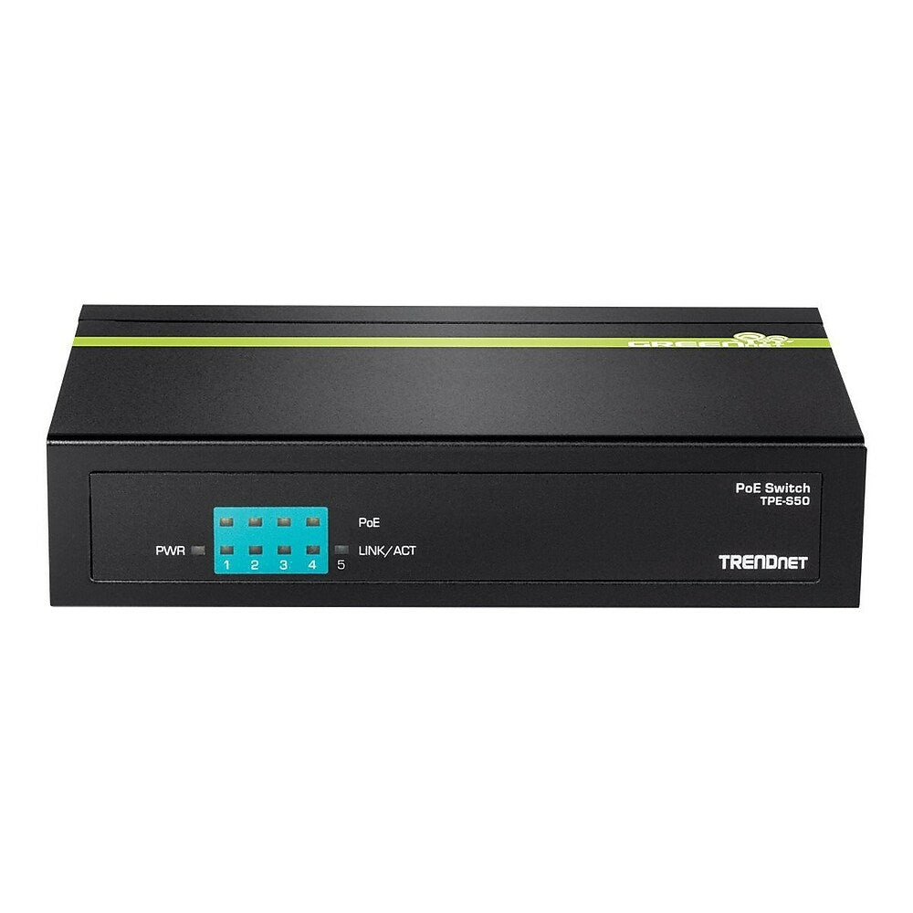 Image of TRENDnet (TPE-S50) 5-Port Unmanaged Fast Ethernet Switch for PC