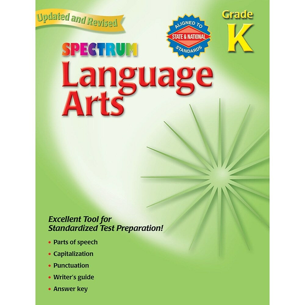 Image of Carson Dellosa "Language Arts" Workbook, Grade K (CD-704587)