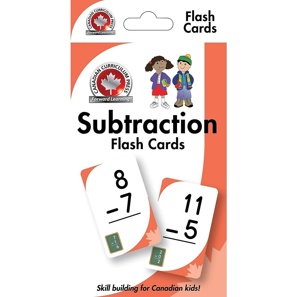 Image of Canadian Curriculum Press Subtraction Flashcards
