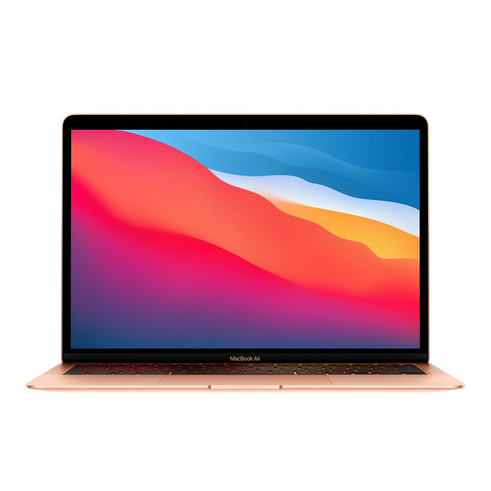 Image of Apple MacBook Air 13.3" - M1 Chip - 256 GB SSD - 8 GB Unified Memory - Gold - French, Yellow