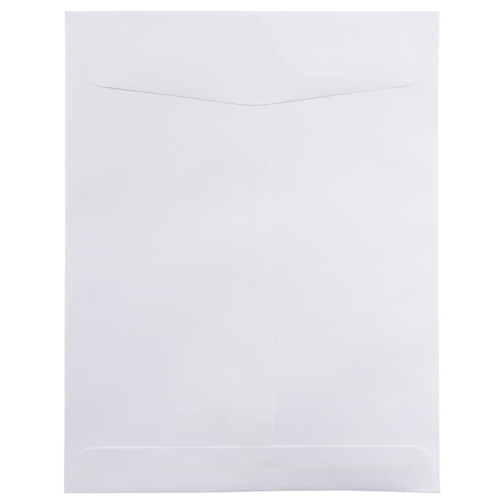 Image of JAM Paper 8.75 x 11.25 Open End Envelopes, White, 1000 Pack (4126B)