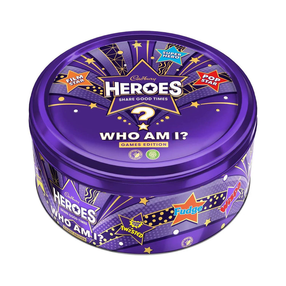 Image of Cadbury UK Heroes Limited Game Edition Tin with Assorted Chocolates and Toffee - 900g