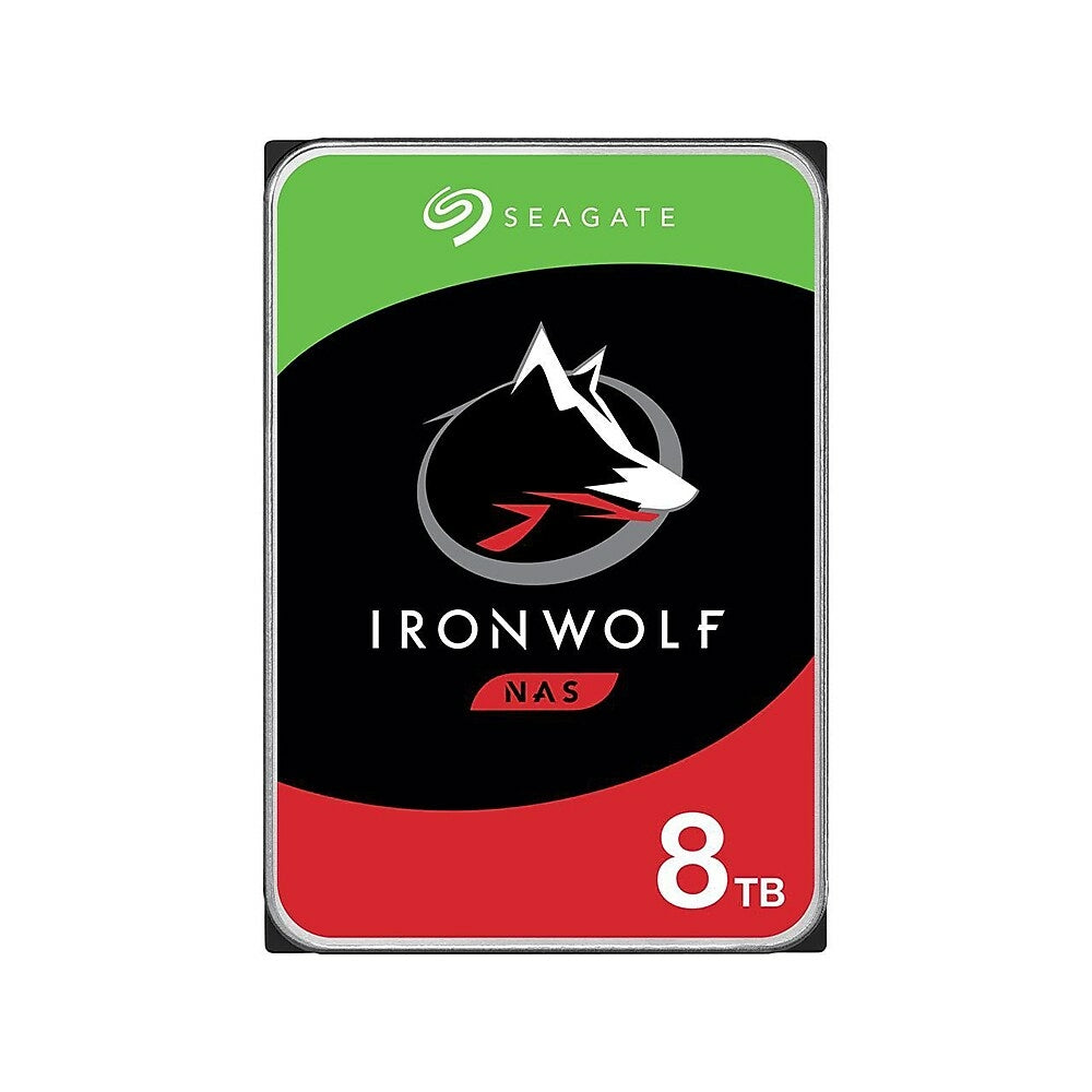 Image of Seagate IronWolf ST8000VN004 8TB 7200 RPM 256MB Cache SATA 6.0Gb/s 3.5" Internal Hard Drive