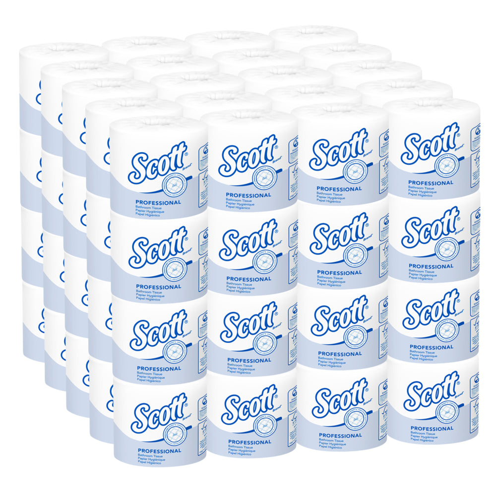 Image of Scott Professional Standard Roll Toilet Paper - 1-Ply - White - 80 Pack