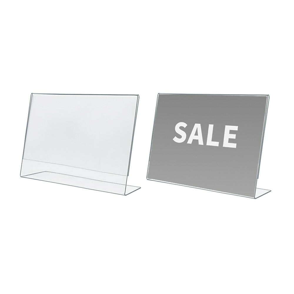 Image of Futech CTS0210 Acrylic Letter Size Sign Holder - 4 Pack