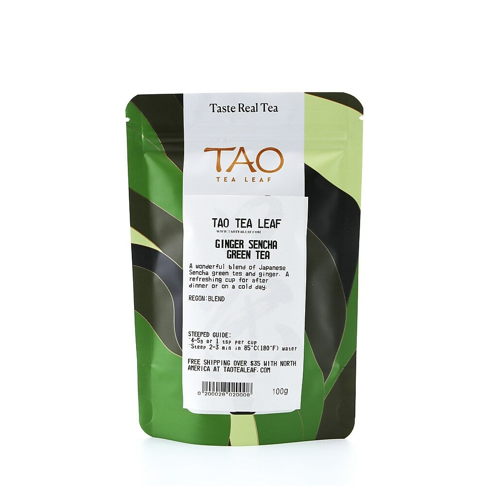 Image of Tao Tea Leaf Ginger Green Tea - Loose Leaf - 100g