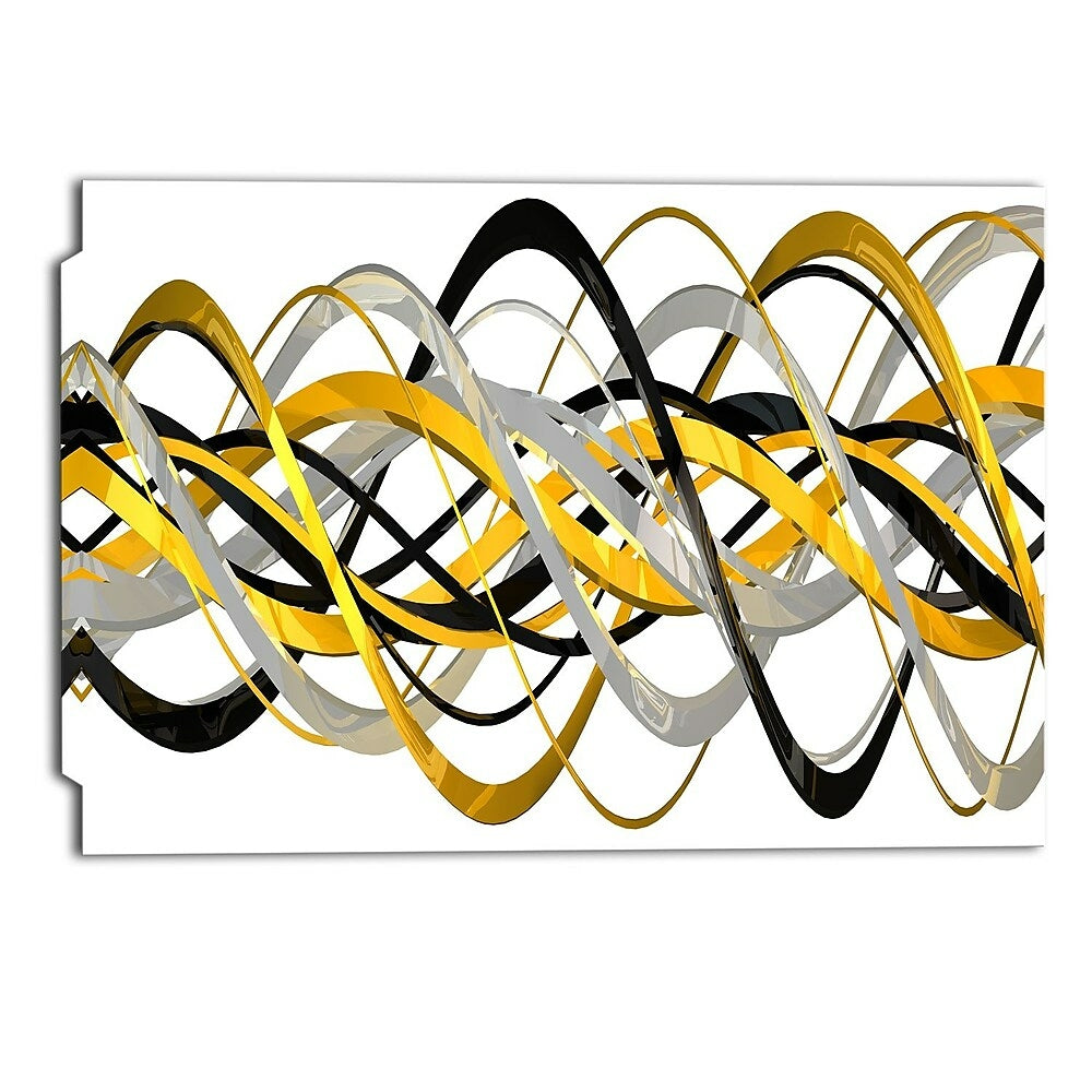 Image of Designart- HelixExpression Abstract Art Canvas, (PT3015-28X60)