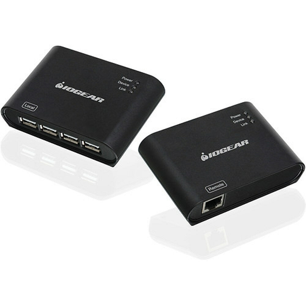 Image of IOGear USB 2.0 4-Port USB Extender over BoostLinq Ethernet (GUCE64)