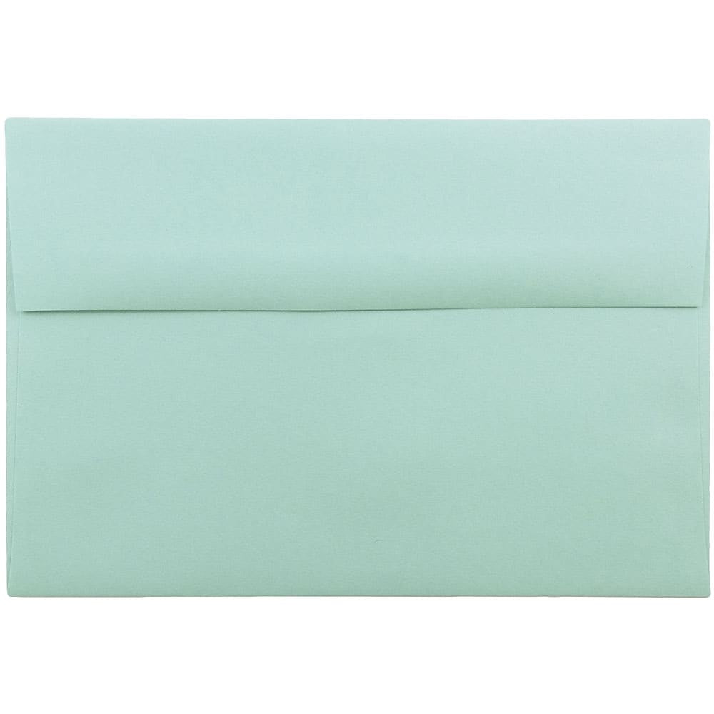 Image of JAM Paper A8 Invitation Envelopes, 5.5 x 8.125, Aqua Blue, 1000 Pack (1523988B)