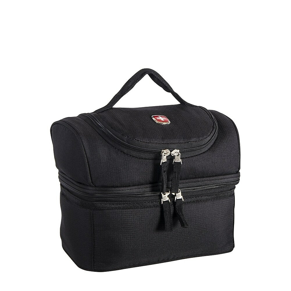 Image of Swiss Gear Insulated 2 Compartment Lunch Bag, Black