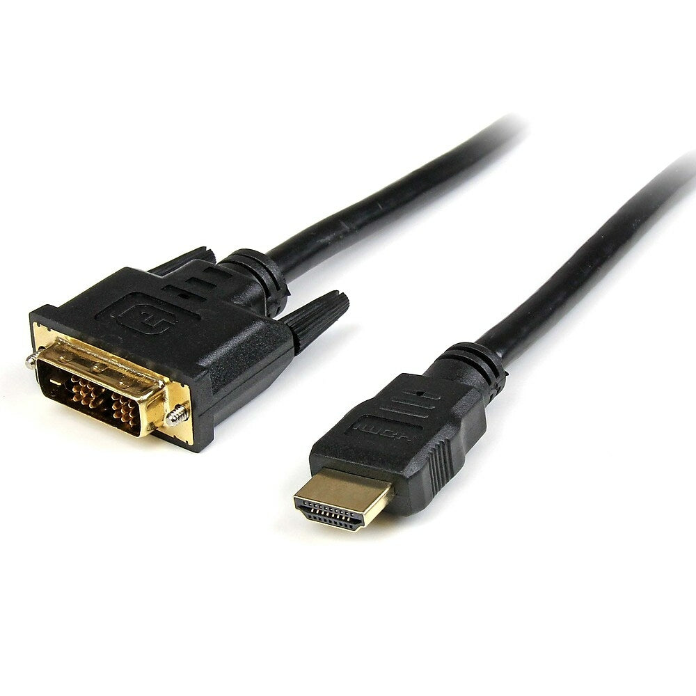 Image of StarTech HDMI to DVI, D Cable, M/M, 15 Ft., Black