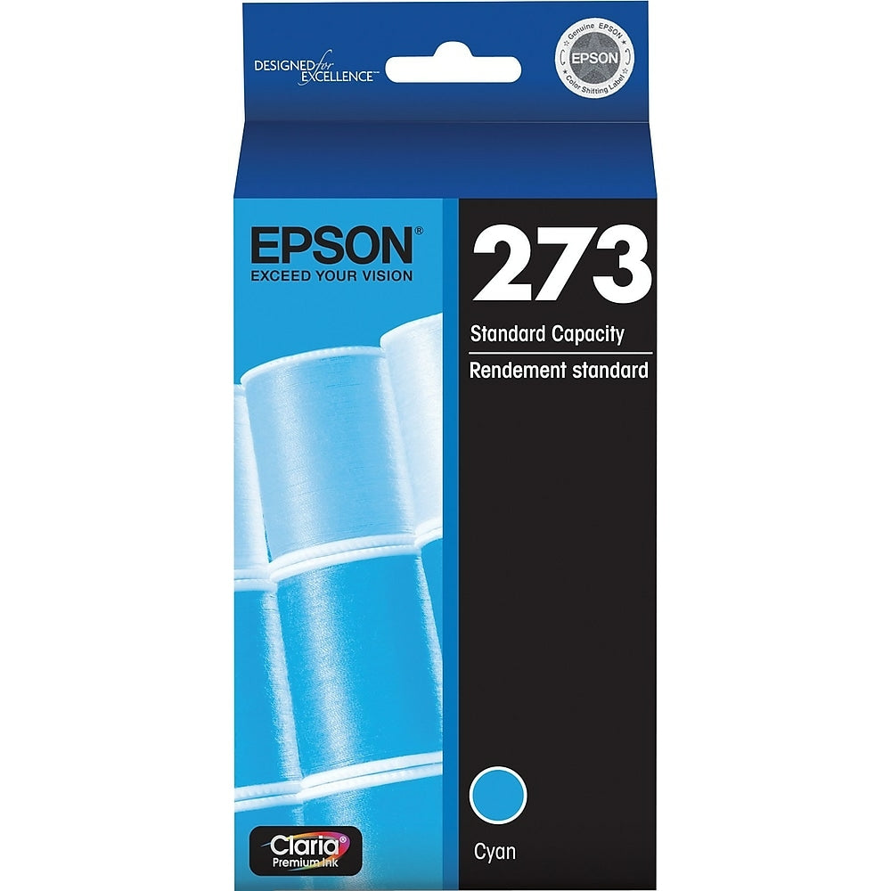 Image of EPSON 273 Cyan Ink Cartridge (T273220-S)