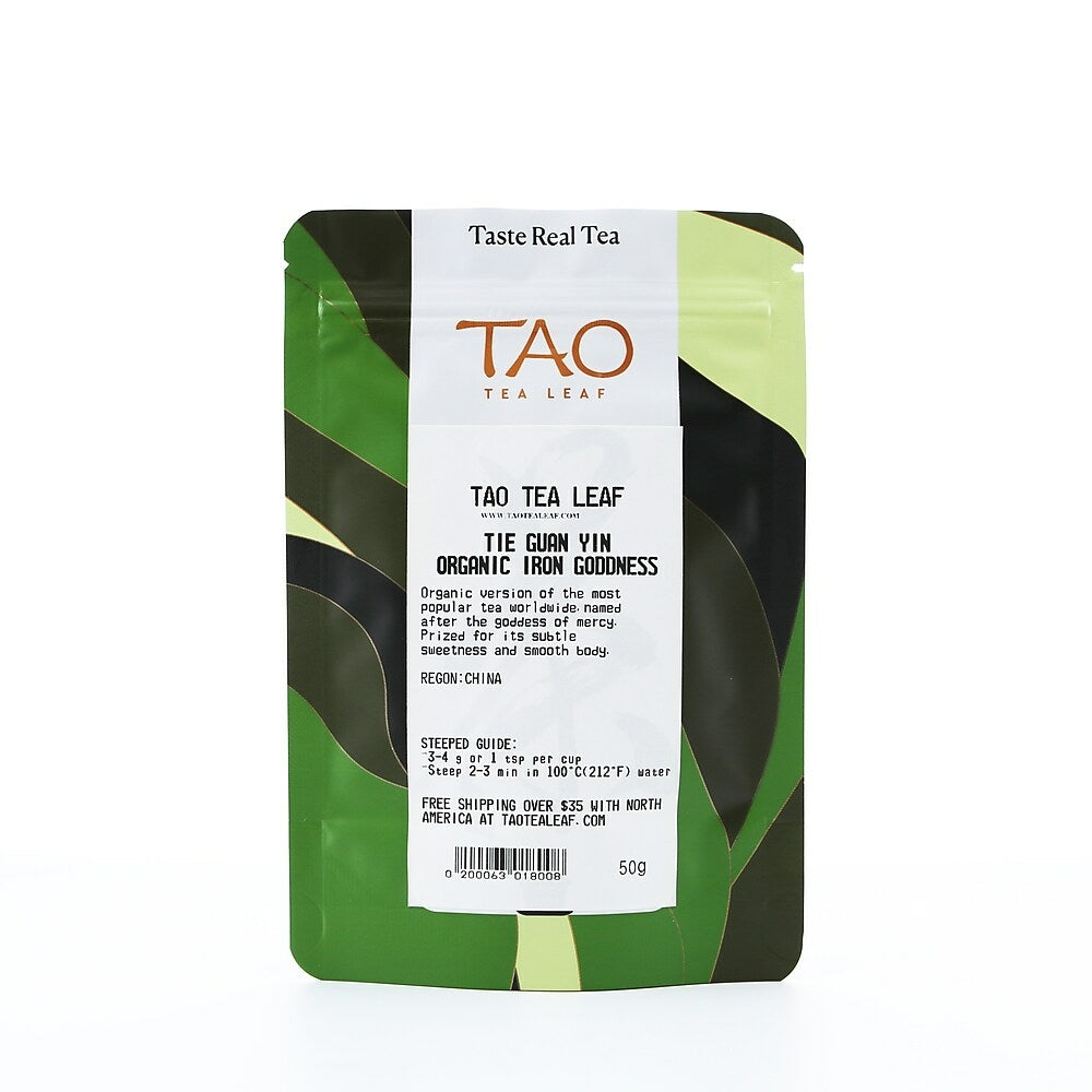 Image of Tao Tea Leaf Organic Tie Guan Yin Oolong Tea - Loose Leaf - 50g