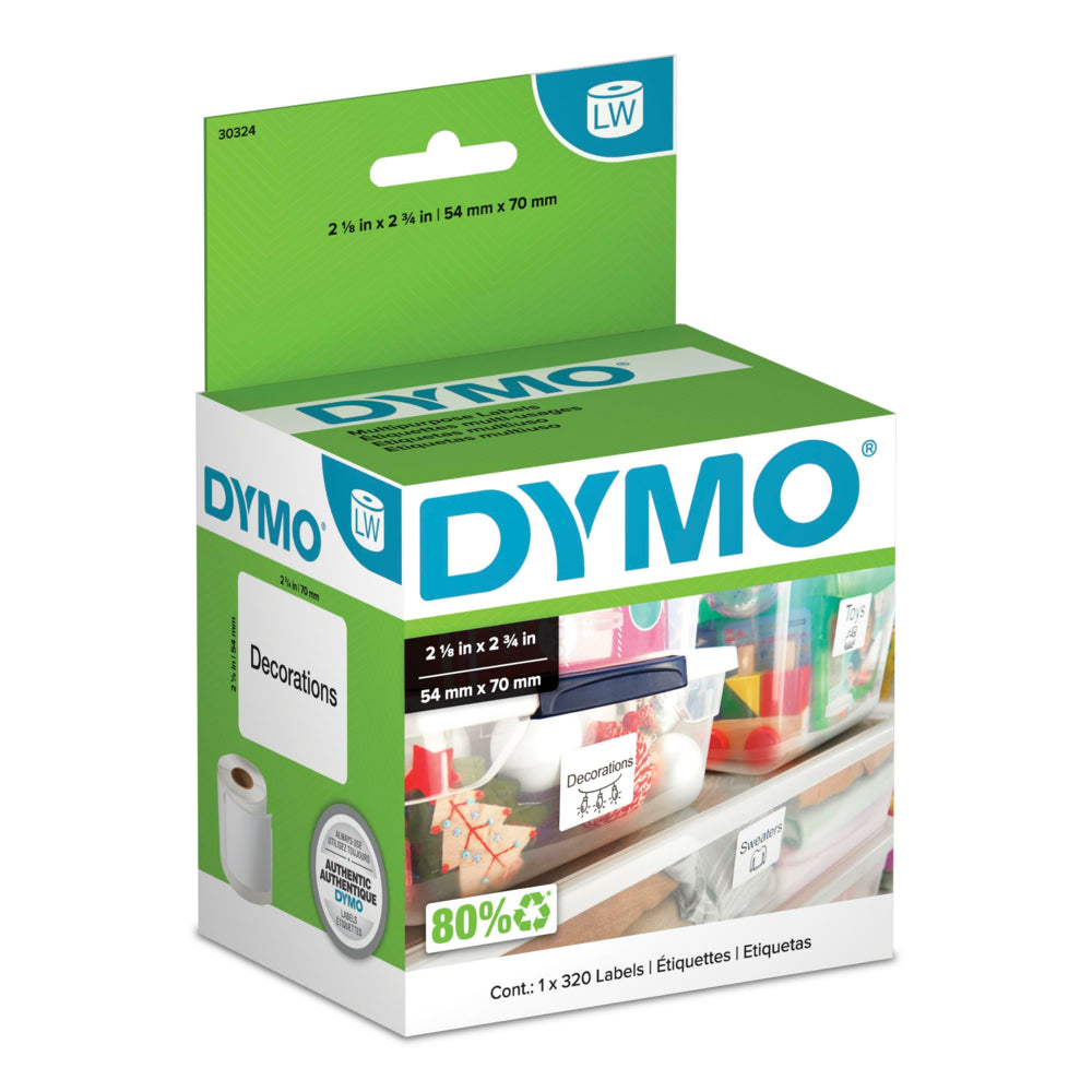 Image of DYMO LabelWriter 3.5" Diskette Labels - 2-1/8" x 2-3/4, 320 Pack