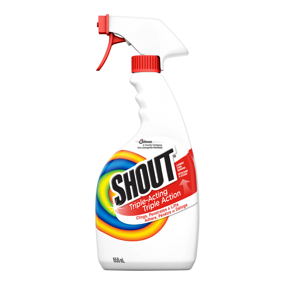 Image of Shout Triple-Acting Laundry Stain Remover, 650 ml