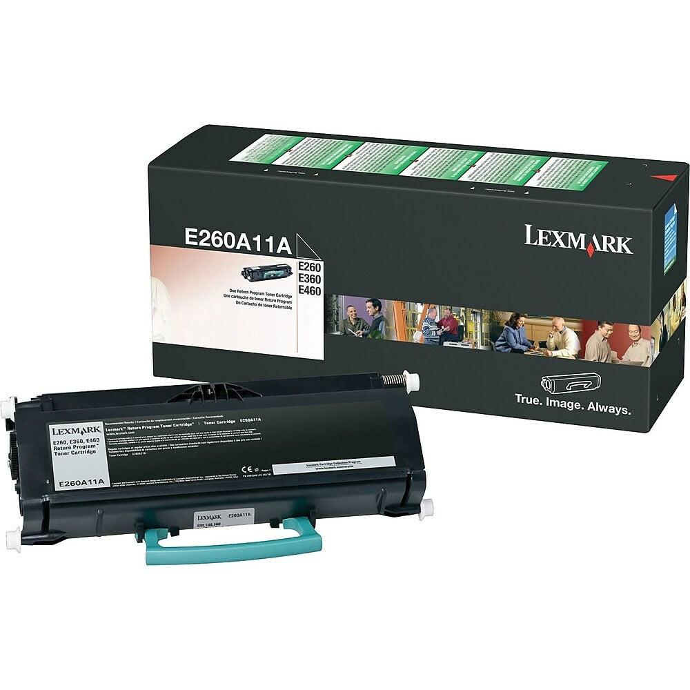Image of Lexmark E260A11A Black Toner Cartridge