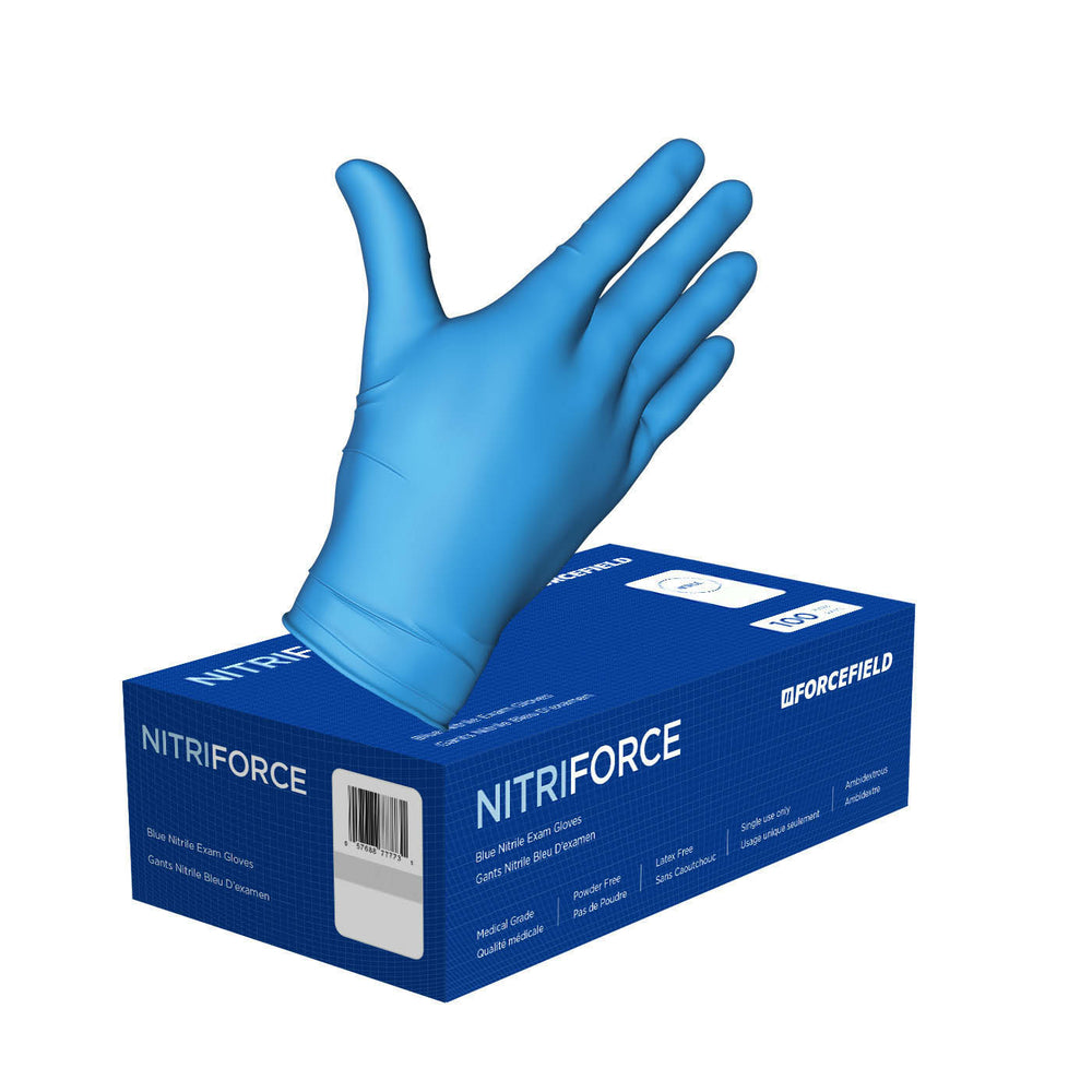Image of Forcefield Nitrile Powder-Free Medical Gloves - Medium - 100 Pack