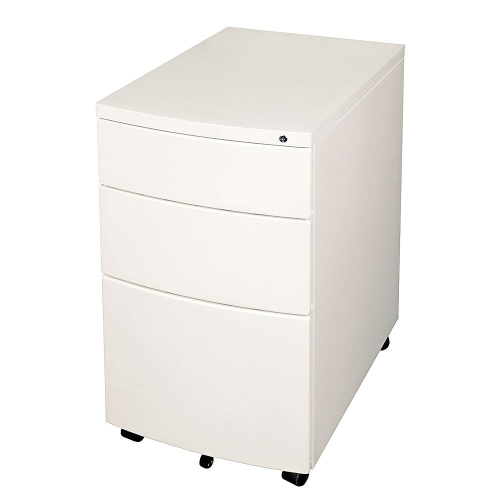 Image of HDL 100-MMPUF Metal Mobile Box-Box-File Pedestal, White